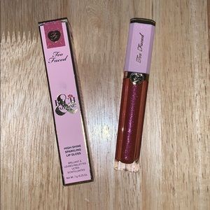 Too Faced Rich Dazzling Lip Gloss-Crazy Rich